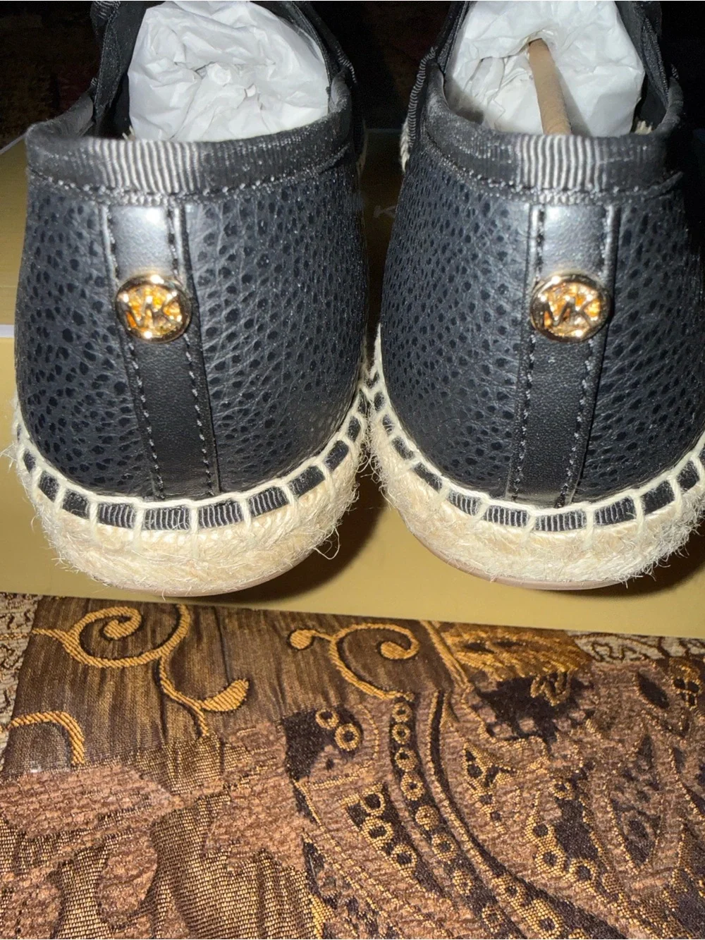 Michael Kors Hastings Espadrille - BLACK - NWOT.. Box Fresh - Priced to sell